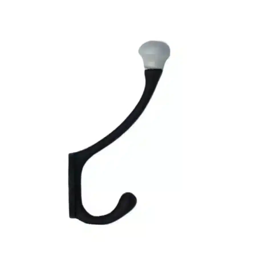 black_single_coat_hook_porcelain
