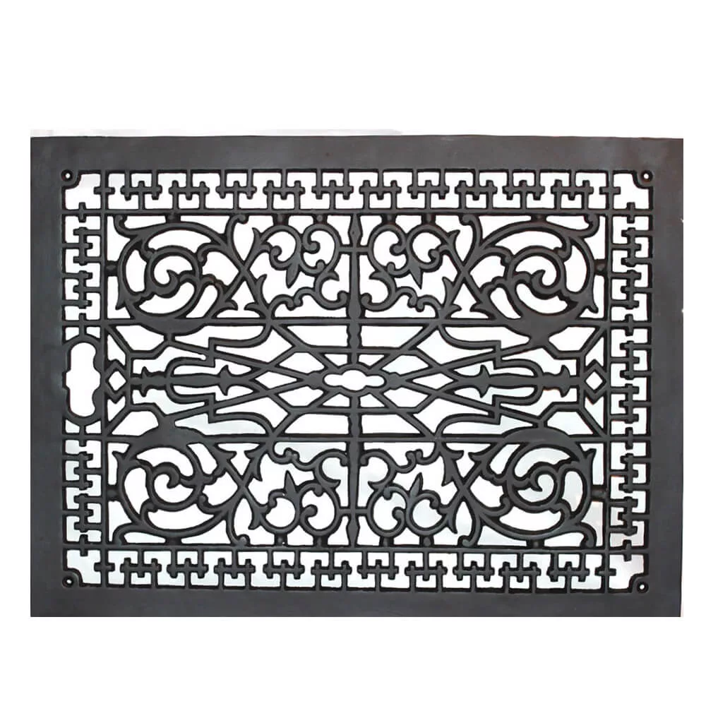 Grille de plancher en fonte 28x20