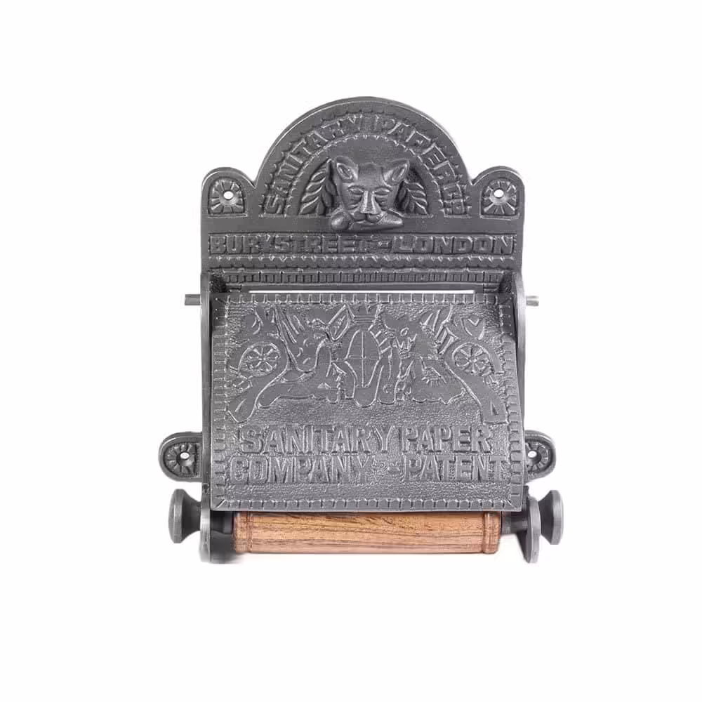vintage_iron_toilet_paper_holder_lid