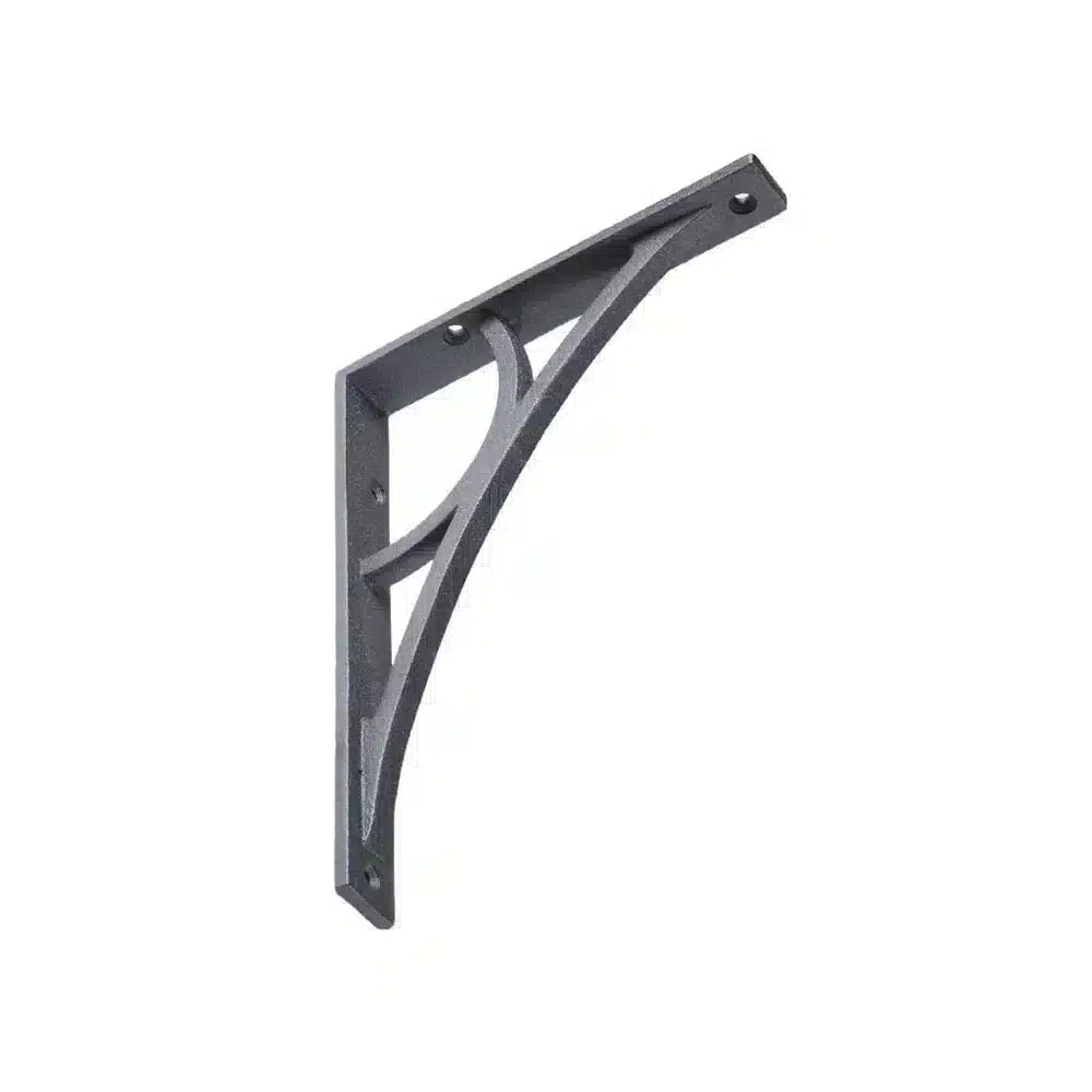 black_round_shape_shelf_bracket